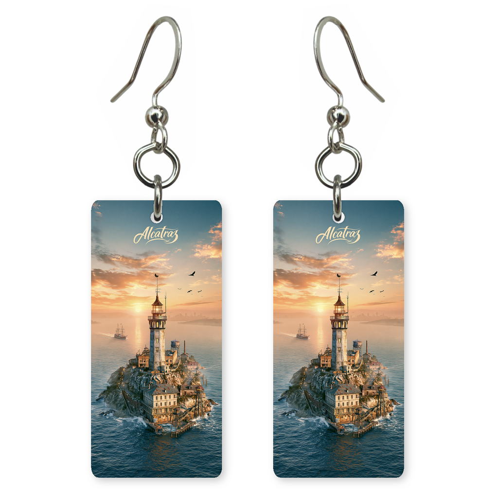 She's Choosing California Earrings | Alcatraz Golden Hour | SC5B40