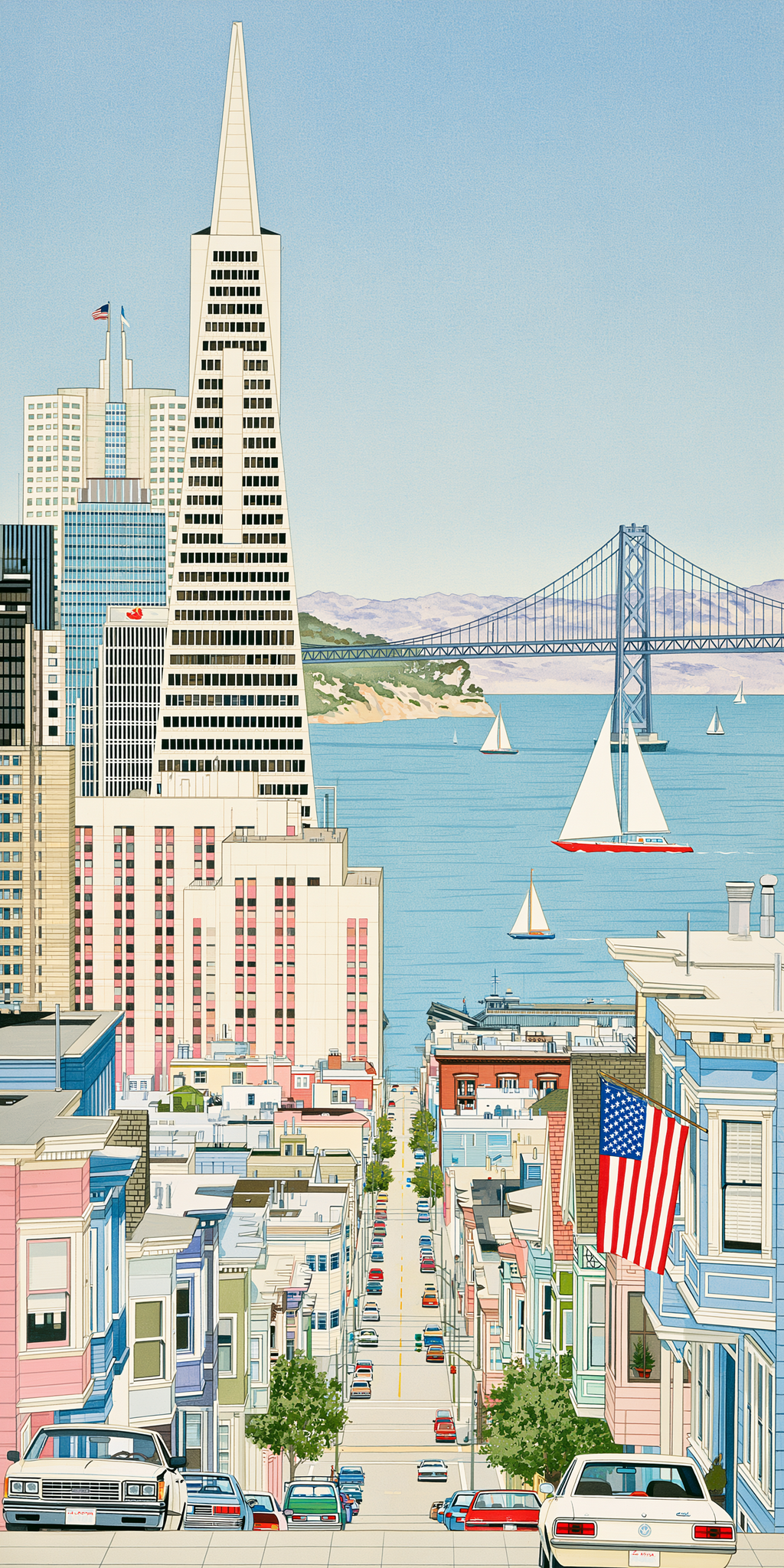 She's Choosing California Earrings | San Francisco Streets | SC5B41