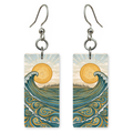 She's Choosing California Earrings | Deco Wave Sun | SC5B42