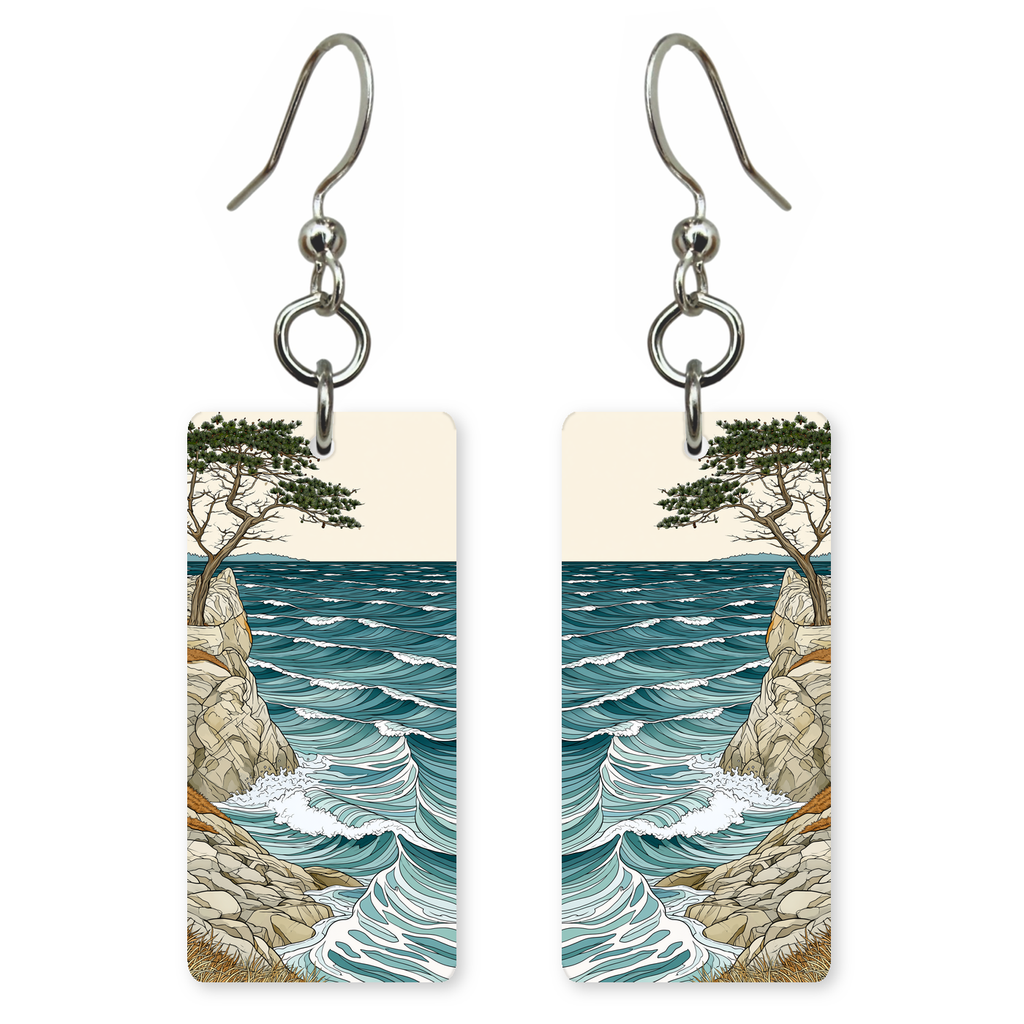 She's Choosing California Earrings | Cypress Cliff Surf | SC5B43