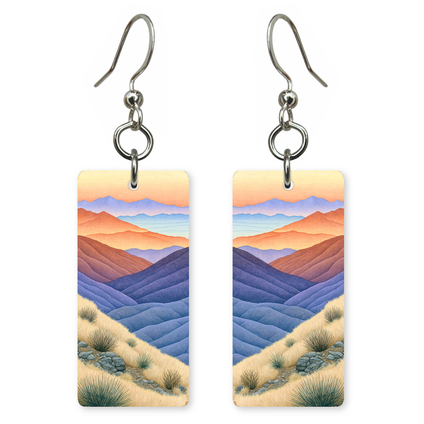 She's Choosing California Earrings | Desert Ridge Sunrise | SC5B48