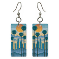 She's Choosing California Earrings | LA Palm Skyline | SC5B50