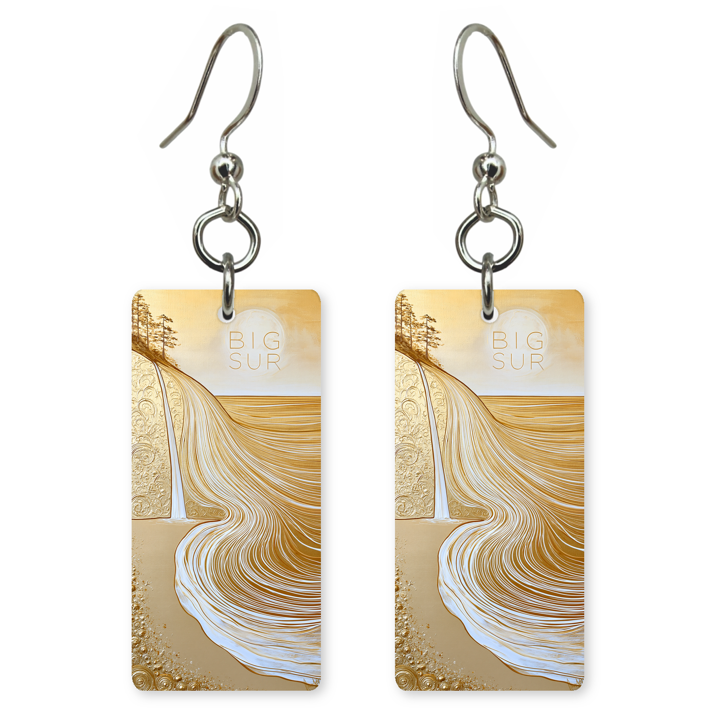 She's Choosing California Earrings | Big Sur Gold Falls | SC5B52