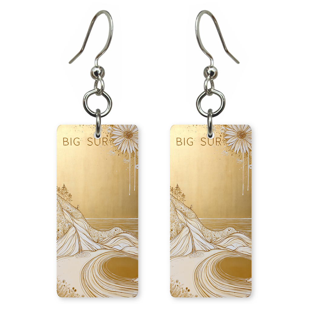 She's Choosing California Earrings | Big Sur Gold Bloom | SC5B53