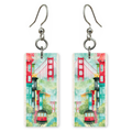 She's Choosing California Earrings | Cable Car Bridge View | SC5B54
