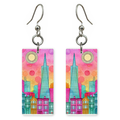She's Choosing California Earrings | San Francisco Neon Sky | SC5B56