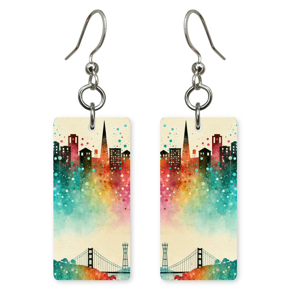 She's Choosing California Earrings | Bay Pop Skyline | SC5B59