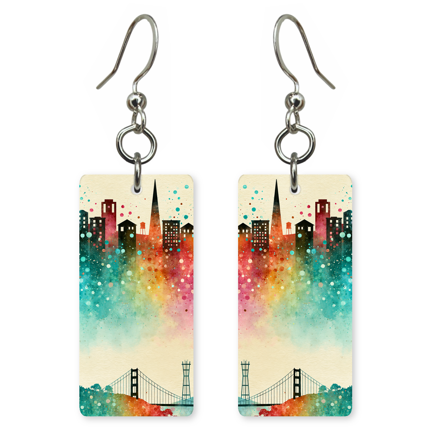 She's Choosing California Earrings | Bay Pop Skyline | SC5B59