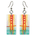 She's Choosing California Earrings | Golden Gate Watercolor | SC5B61