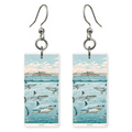 She's Choosing California Earrings | Alcatraz Shark Waters | SC5B62