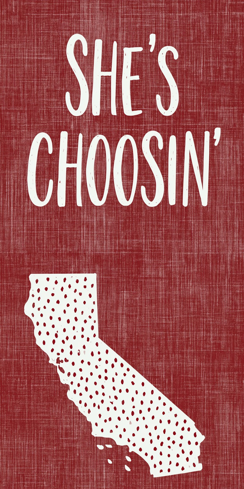 She's Choosing California Earrings | California Crimson | SC5B93