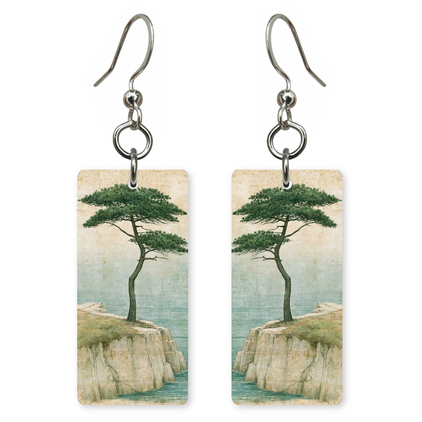 Cypress Point — She's Choosing earrings, shown as a pair