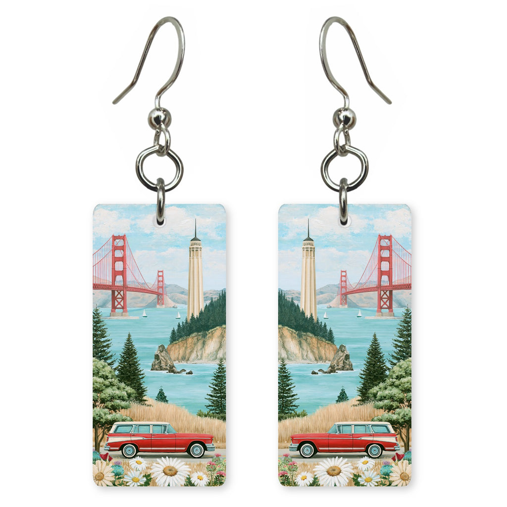 She's Choosing California | Eco Earrings | Golden Gate Cruise | SC5C1