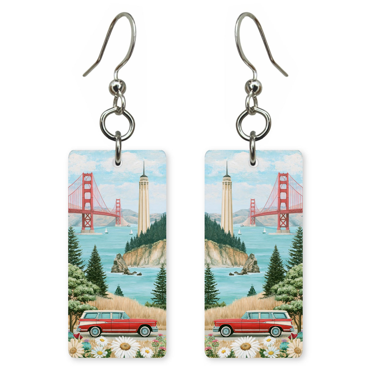 She's Choosing California | Eco Earrings | Golden Gate Cruise | SC5C1