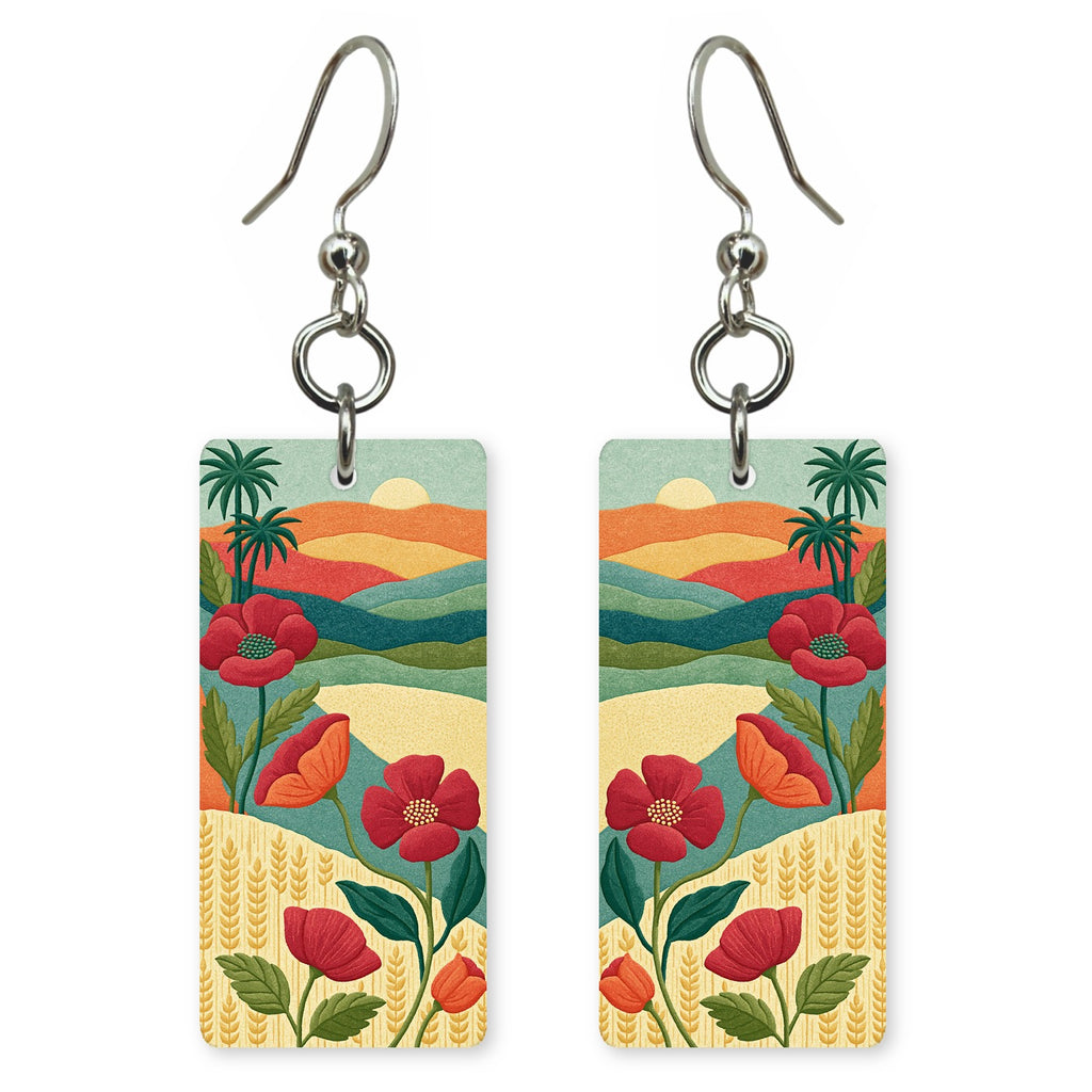 She's Choosing California | Eco Earrings | Poppy Deco | SC5D1