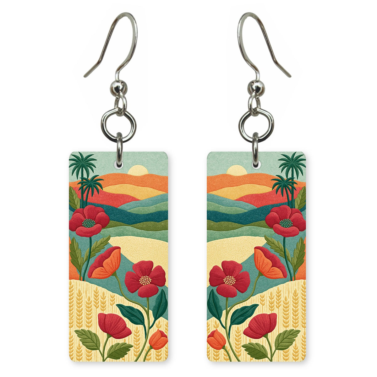 She's Choosing California | Eco Earrings | Poppy Deco | SC5D1