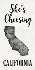 Classic Script — She's Choosing California upcycled paperboard earrings
