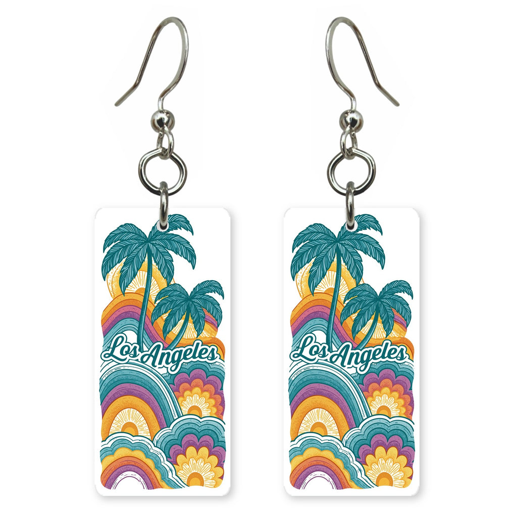 She's Choosing California | Eco Earrings | Los Angeles Retro Palms | SC5L