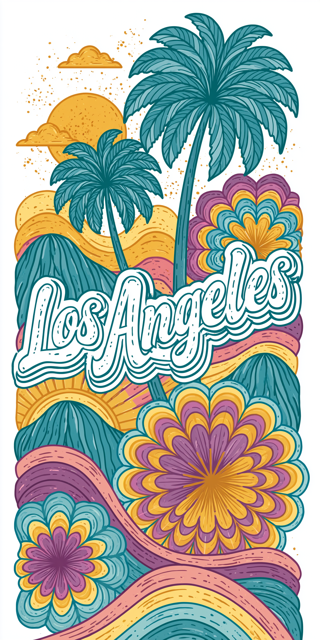 Los Angeles Bloom — She's Choosing California upcycled paperboard earrings