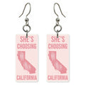 She's Choosing California | Eco Earrings | Classic Blush | SC5M1