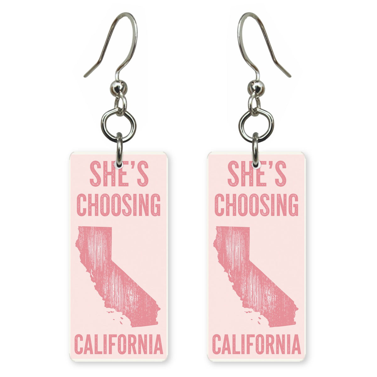 She's Choosing California | Eco Earrings | Classic Blush | SC5M1