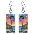 She's Choosing California | Eco Earrings | Lone Cypress at Twilight | SC5N