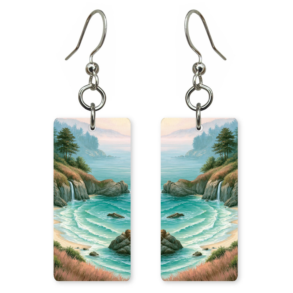 She's Choosing California | Eco Earrings | McWay Cove | SC5Q