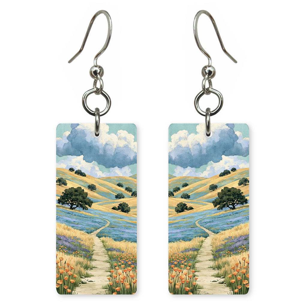 She's Choosing California | Eco Earrings | Poppy Hills | SC5T