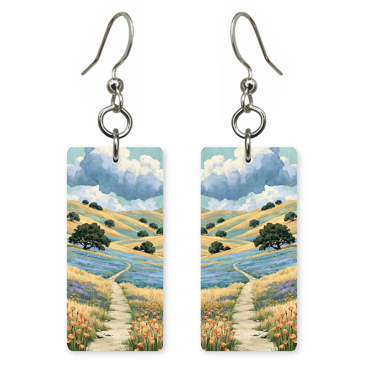 She's Choosing California | Eco Earrings | Poppy Hills | SC5T
