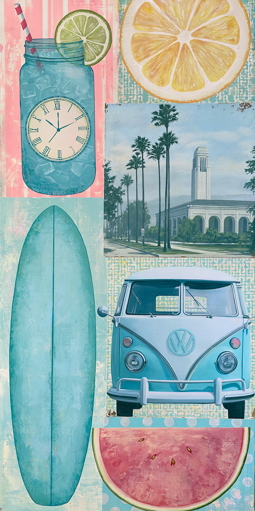 Endless Summer — She's Choosing California upcycled paperboard earrings