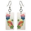 She's Choosing California | Eco Earrings | Golden State Collage | SC5V