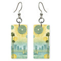 LA Skyline Sun — She's Choosing earrings, shown as a pair