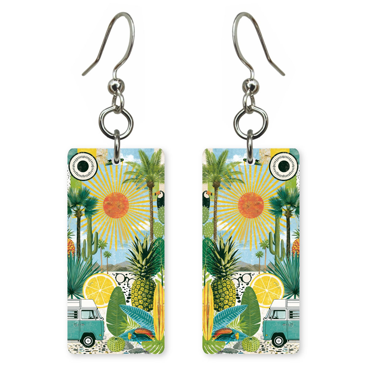 She's Choosing California | Eco Earrings | Golden State Jungle | SC5W