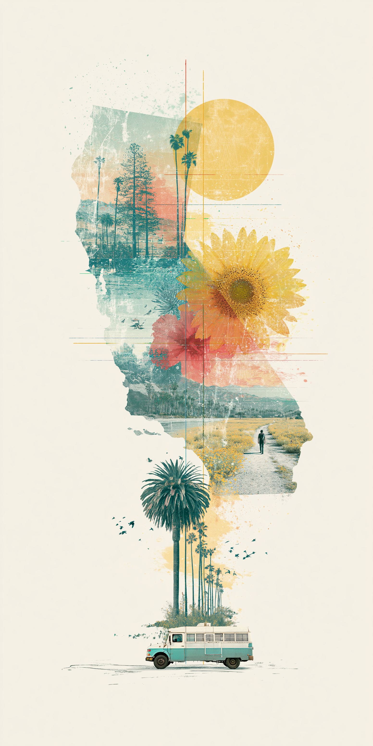 Sunflower State — She's Choosing California upcycled paperboard earrings