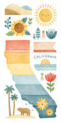 California Folk — She's Choosing California upcycled paperboard earrings