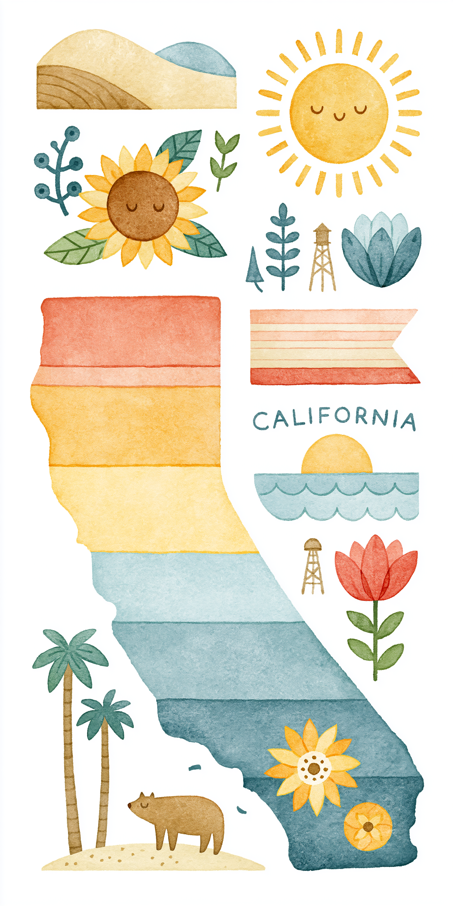 California Folk — She's Choosing California upcycled paperboard earrings