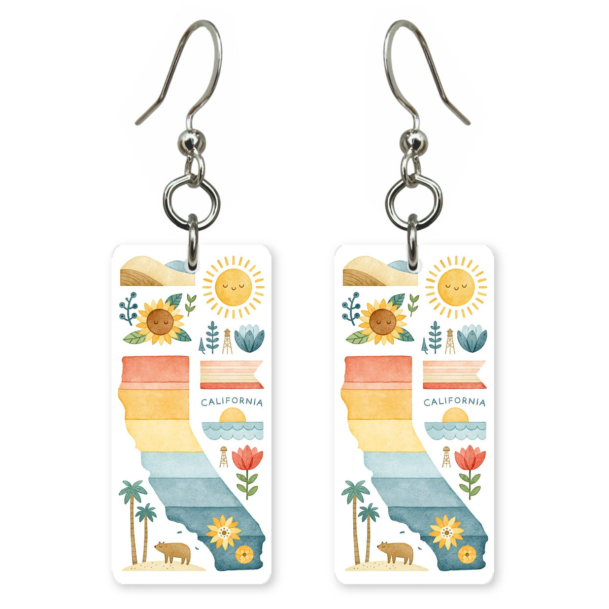 She's Choosing California | Eco Earrings | California Folk | SC5Y