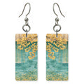 Hanging Lake Autumn Gold — She's Choosing earrings, shown as a pair