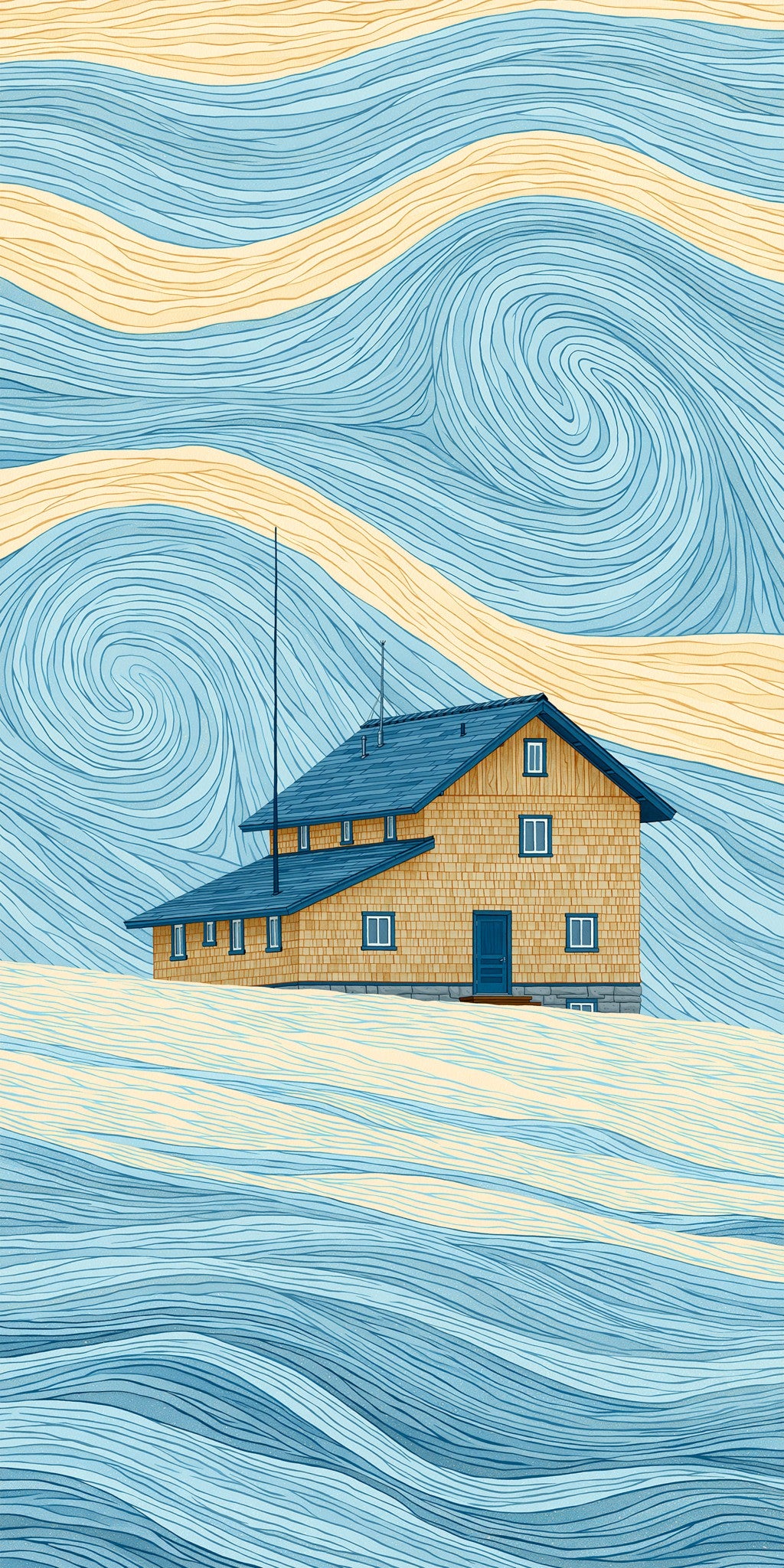 Pikes Peak Summit House — full design art