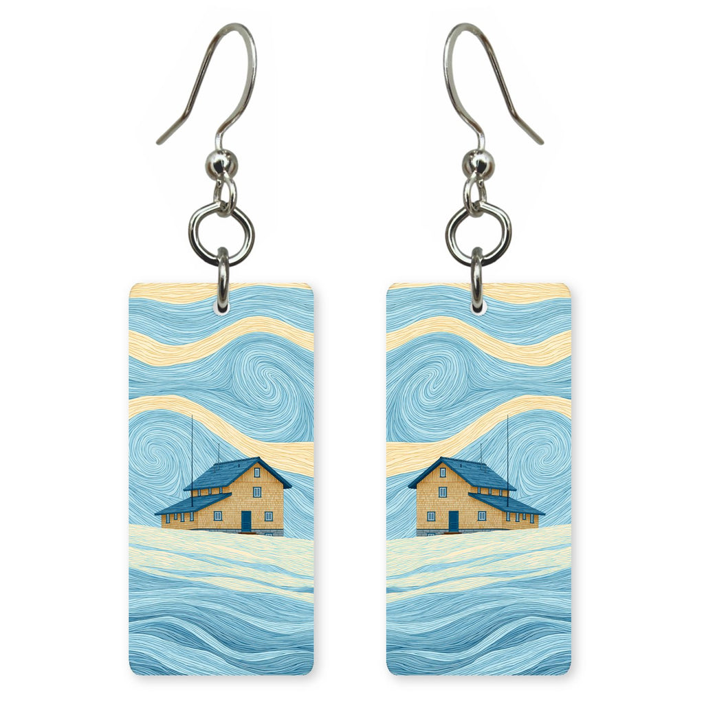Pikes Peak Summit House — She's Choosing earrings, shown as a pair