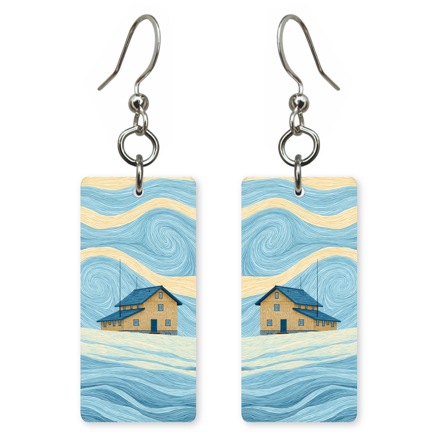Pikes Peak Summit House — She's Choosing earrings, shown as a pair