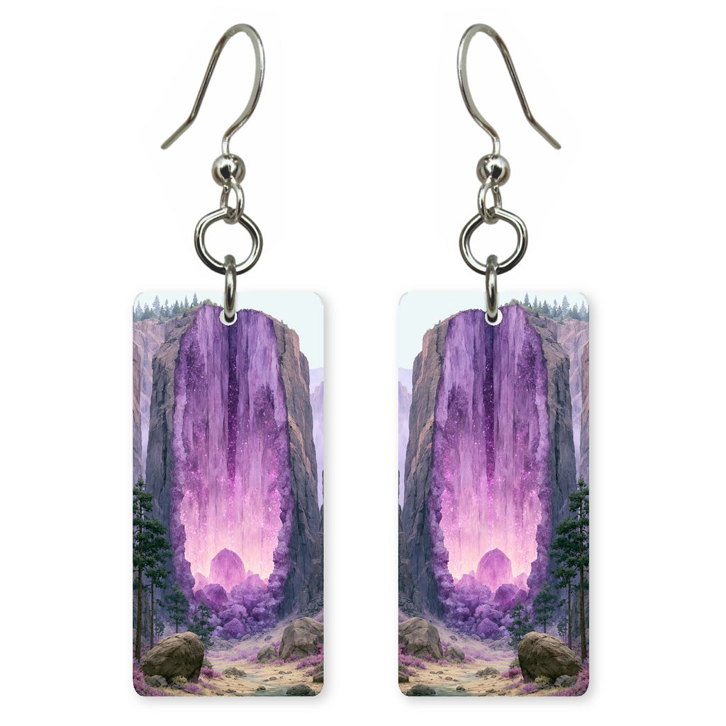 Black Canyon Walls — She's Choosing earrings, shown as a pair
