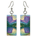 Dream Lake Mirror Reflection — She's Choosing earrings, shown as a pair
