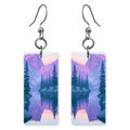 Dream Lake Mirror Reflection — She's Choosing earrings, shown as a pair