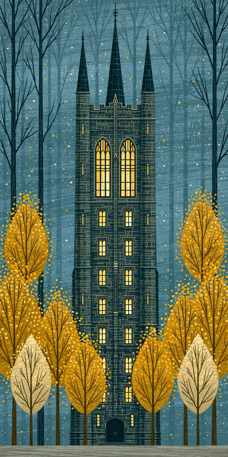 She's Choosing Connecticut Earrings | Midnight Library Tower