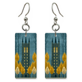 She's Choosing Connecticut Earrings | Midnight Library Tower