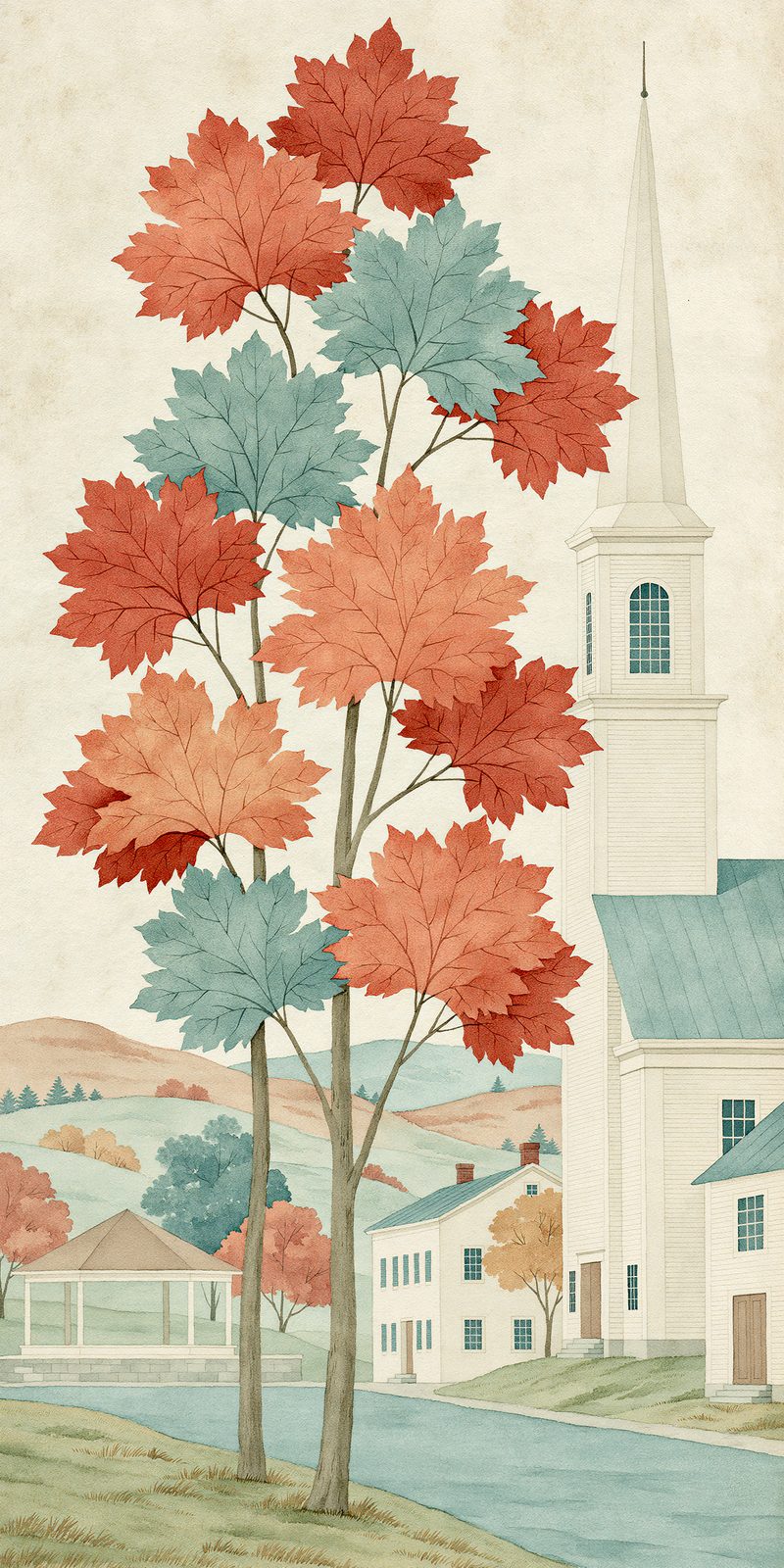 She's Choosing Connecticut Earrings | White Steeple Common