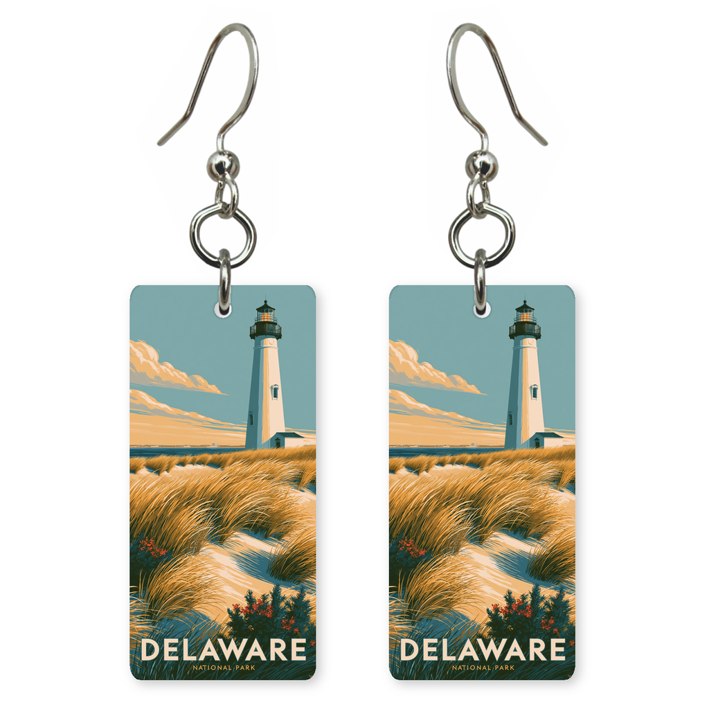 She's Choosing Delaware Earrings | Coastal Lighthouse Dunes