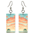 She's Choosing Delaware Earrings | Boardwalk Gazebo Sunset