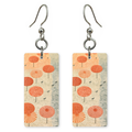 She's Choosing Delaware Earrings | Beach Umbrella Sandpipers